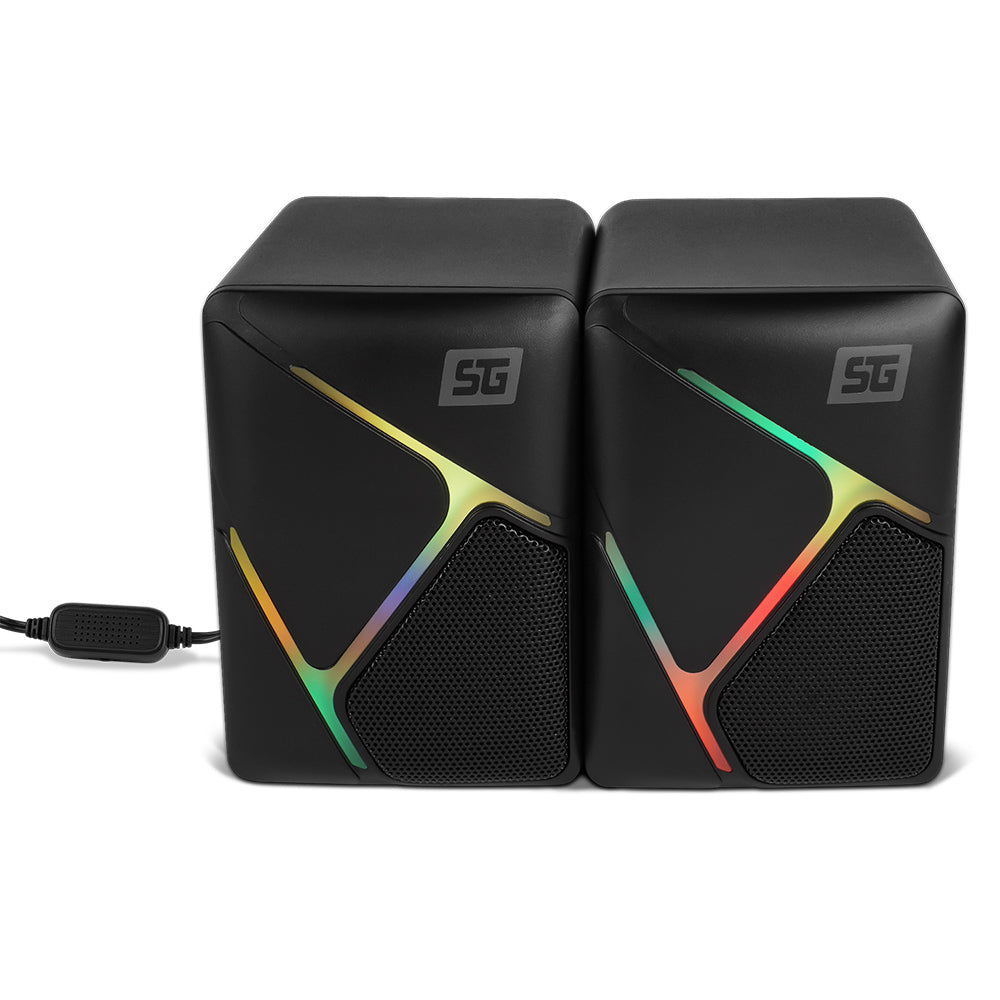 Vorago Bocina Portátil SPK-108, Alámbrico, 2.0 Canales, 6W RMS, Negro