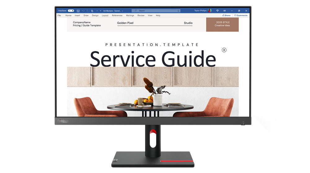 Monitor Lenovo ThinkVision S24i-30 LED 23.8