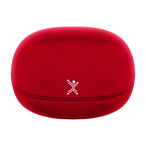 Perfect Choice Audífonos Intrauriculares con Micrófono TWS Mini Tiny Beats, Inalámbrico, Bluetooth, USB-C, Rojo