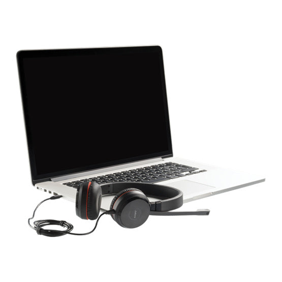 Jabra Audífonos con Micróno Evolve 30 II UC Stereo, Alámbrico, 3.5mm/USB, Negro