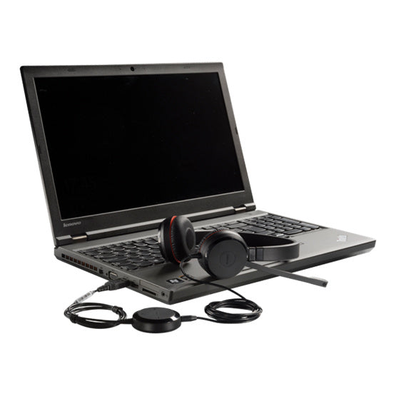 Jabra Audífonos con Micróno Evolve 30 II UC Stereo, Alámbrico, 3.5mm/USB, Negro