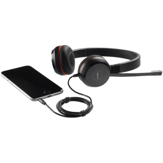 Jabra Audífonos con Micróno Evolve 30 II UC Stereo, Alámbrico, 3.5mm/USB, Negro