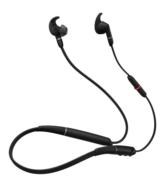 Jabra Audífonos Intrauriculares Evolve 65e UC, Inalámbrico, Bluetooth, USB, Negro