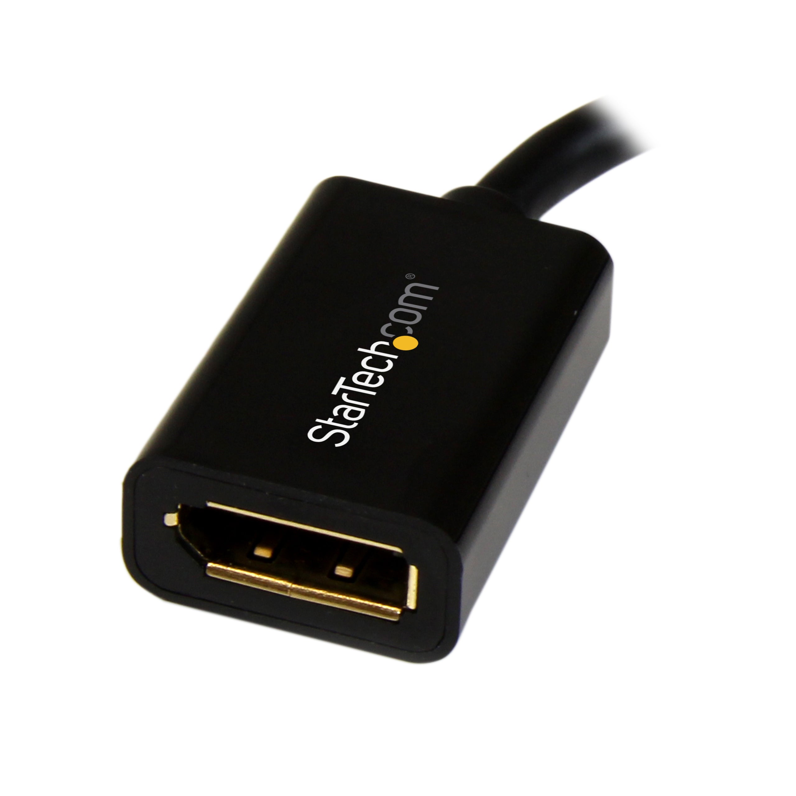 StarTech.com Adaptador Mini DisplayPort 1.1 Macho - DisplayPort Hembra, 20cm, Negro