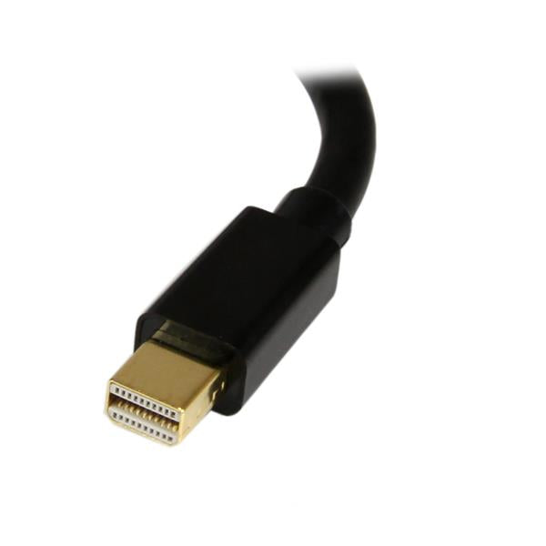 StarTech.com Adaptador Mini DisplayPort 1.1 Macho - DisplayPort Hembra, 20cm, Negro