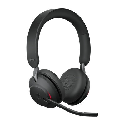 Jabra Auriculares Evolve2 65 MS Stereo, Inalámbrico, Bluetooth, USB A, Negro