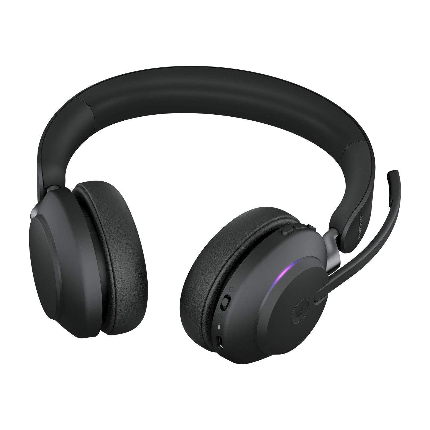 Jabra Audífonos con Micrófono Evolve2 65 MS Stereo, Bluetooth, Inalámbrico, 1.2 Metros, USB-C, Negro