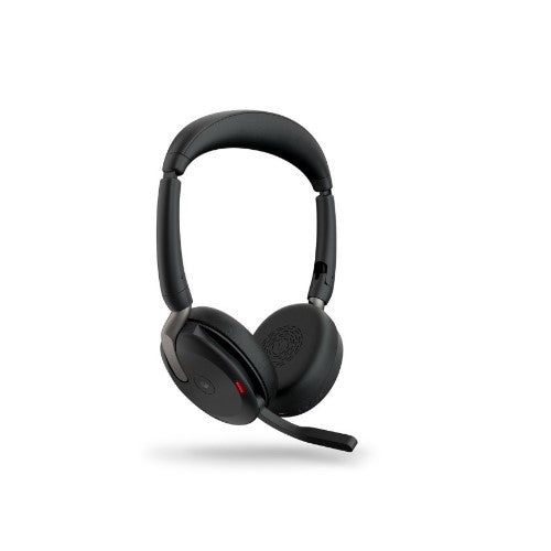 Jabra Auriculares Evolve2 65 Flex MS Stereo, Inalámbrico, Bluetooth, USB-C, Negro