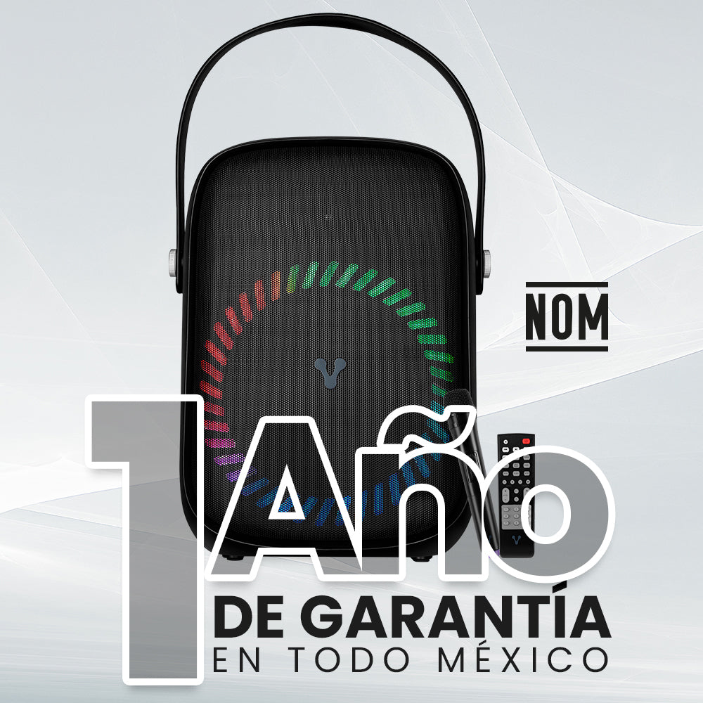 Vorago KSP-455 Pórtatil Bluetooth Sistema de Altavoces - 40W RMS - Negro - USB