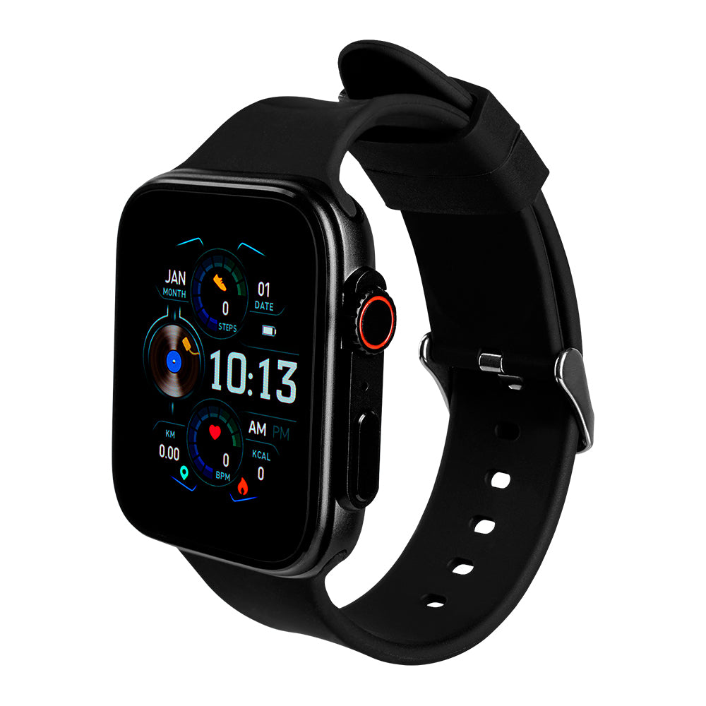 Vorago Smartwatch SW-500, AMOLED, Android/iOS, Negro - Resistente al Agua