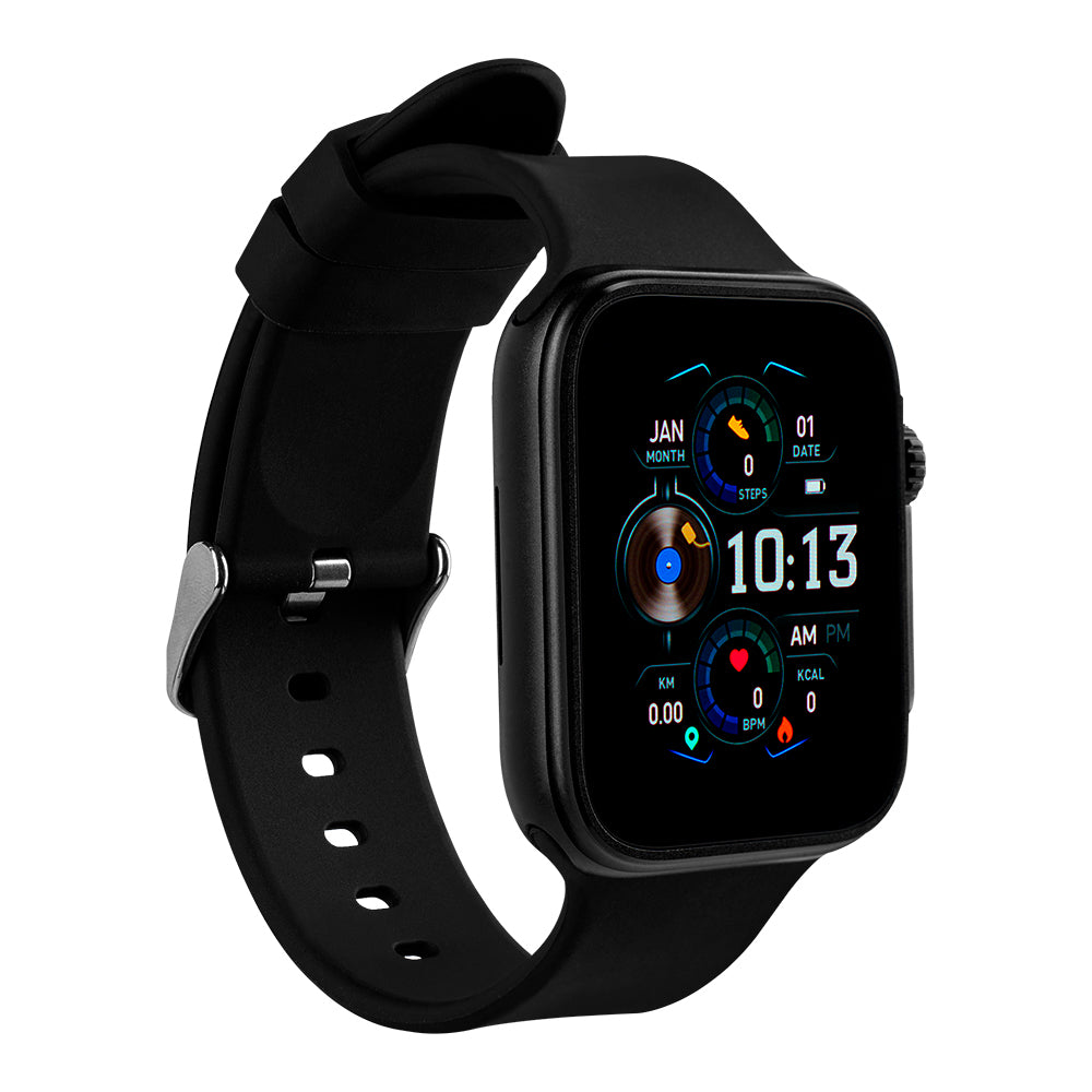 Vorago Smartwatch SW-500, AMOLED, Android/iOS, Negro - Resistente al Agua
