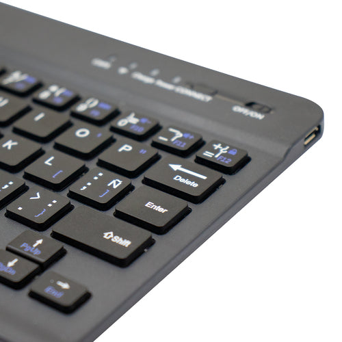 Teclado BRobotix 6006436, Inalámbrico, Bluetooth, Negro (Español)