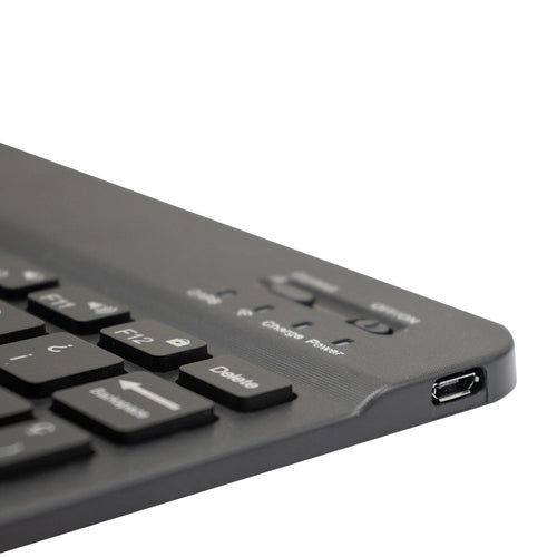 Teclado BRobotix 6006436, Inalámbrico, Bluetooth, Negro (Español)