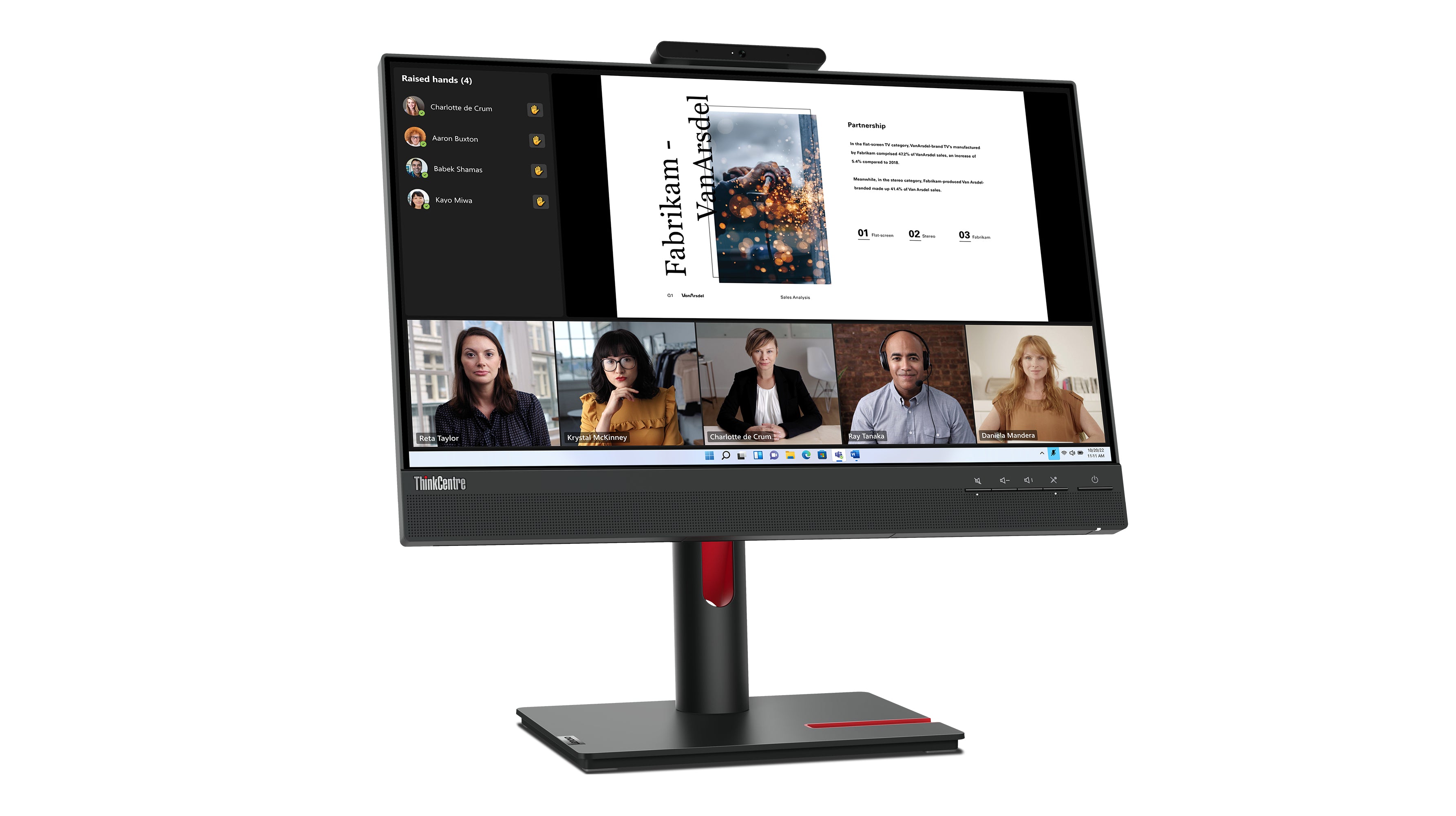 Monitor Lenovo ThinkCentre Tiny In One 22 Gen LED Touch 21.5