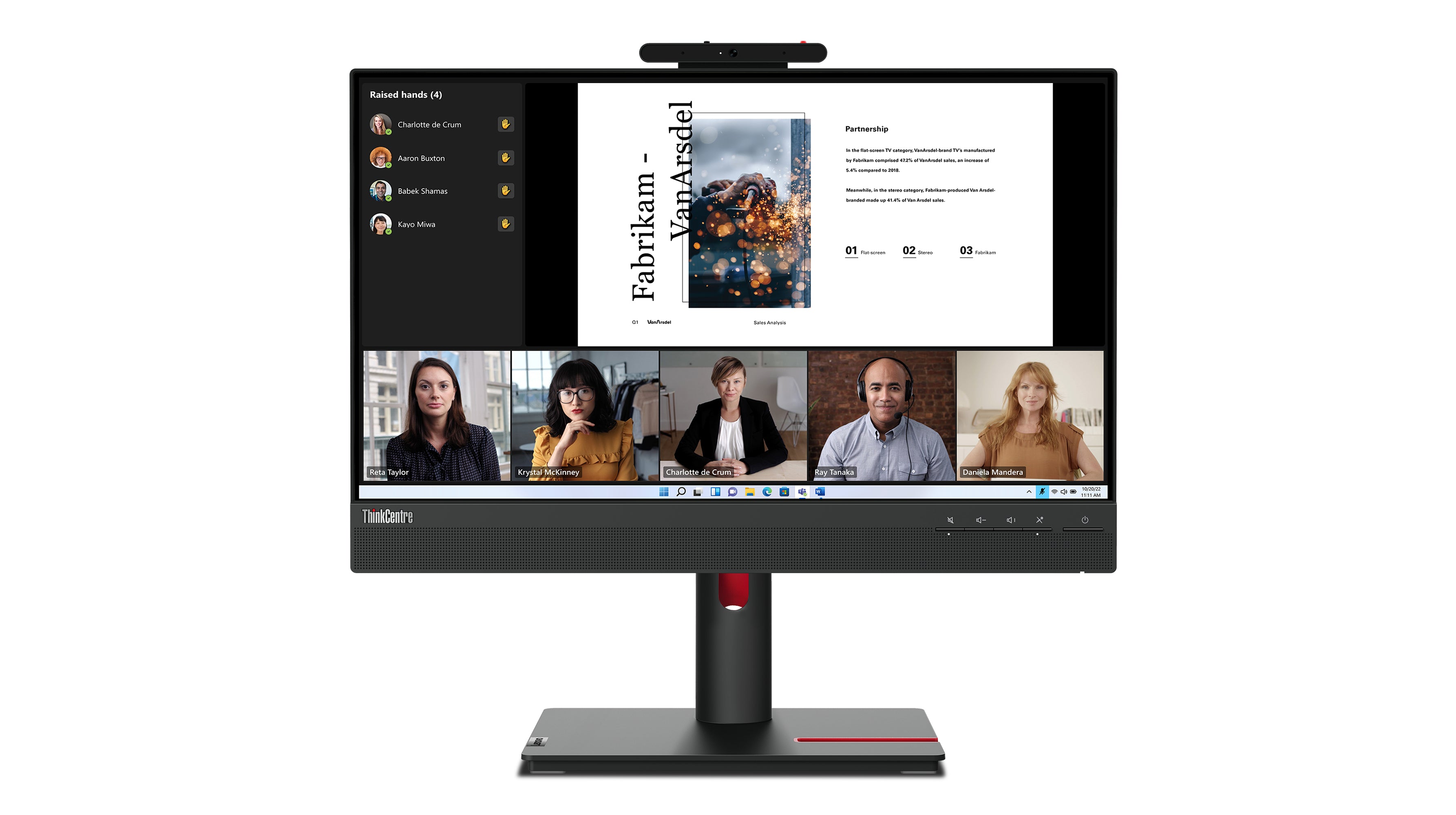 Monitor Lenovo ThinkCentre Tiny In One 22 Gen LED Touch 21.5