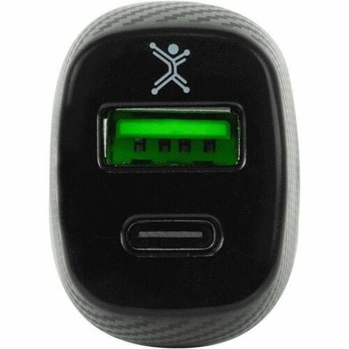 Perfect Choice Cargador para Auto PC-240884, 24V, 1x USB-C, 1x USB-A, Negro