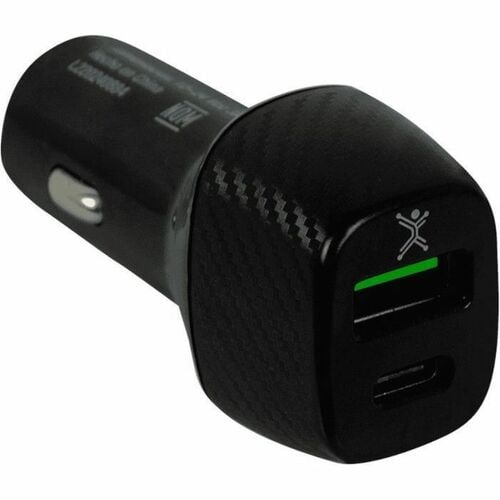 Perfect Choice Cargador para Auto PC-240884, 24V, 1x USB-C, 1x USB-A, Negro