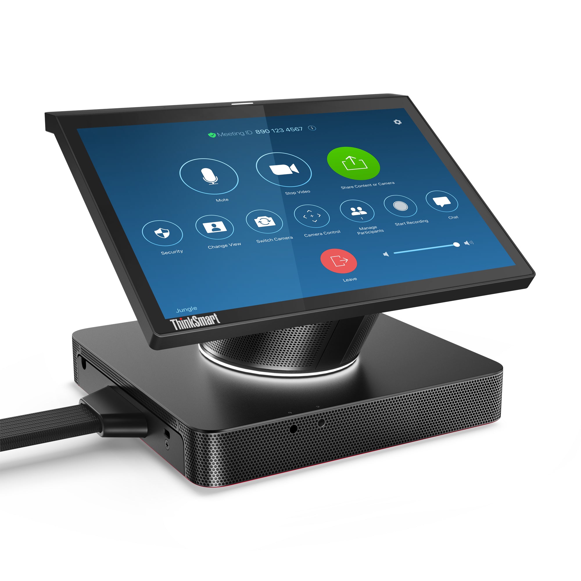 Lenovo Sistema de Videoconferencia ThinkSmart Hub, Full HD, 1 Puerto RJ-45, 1x HDMI, 2x USB 3.2, Negro