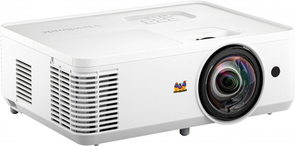 Viewsonic Proyector PS502W DLP, WXGA (1280 x 800), 4000 Lúmenes, con Bocina, Blanco