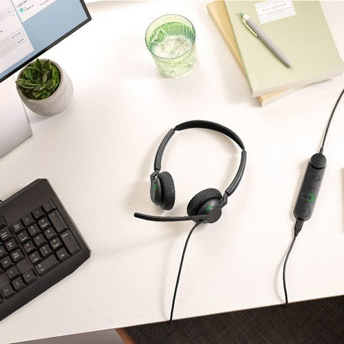 Jabra Audífonos Engage 50 II, Alámbrico, USB-A, Negro