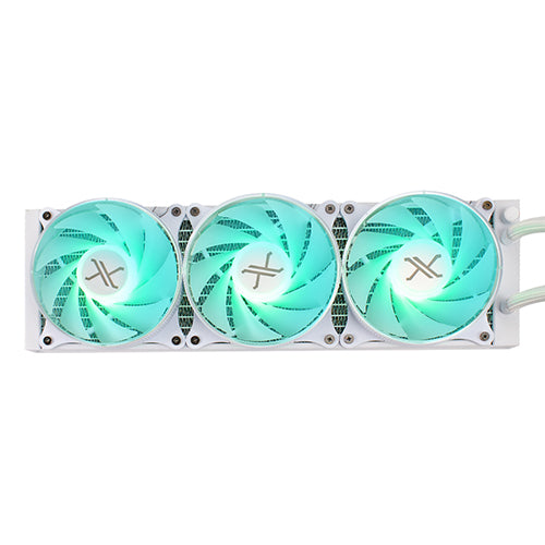Xzeal XZ411 Enfriamiento Líquido para CPU, 3x 120mm, hasta 2200RPM, Blanco