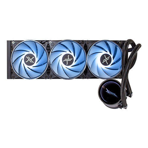 ENFRIAMIENTO LIQUIDO XZEAL XZ-411/3FANX120MM/ARGB/INTEL/AMD/800-2200 RPM/MEGRO