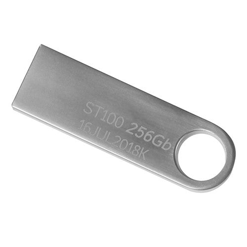 Memoria USB Stylos ST100, 256GB, USB 2.0, Plata