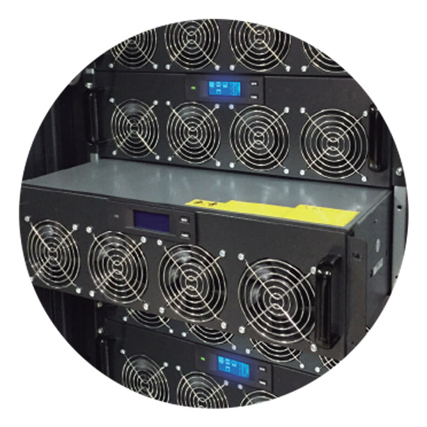 UPS en línea de doble conversión CDP - Trifásica - Modular - LCD Pantalla