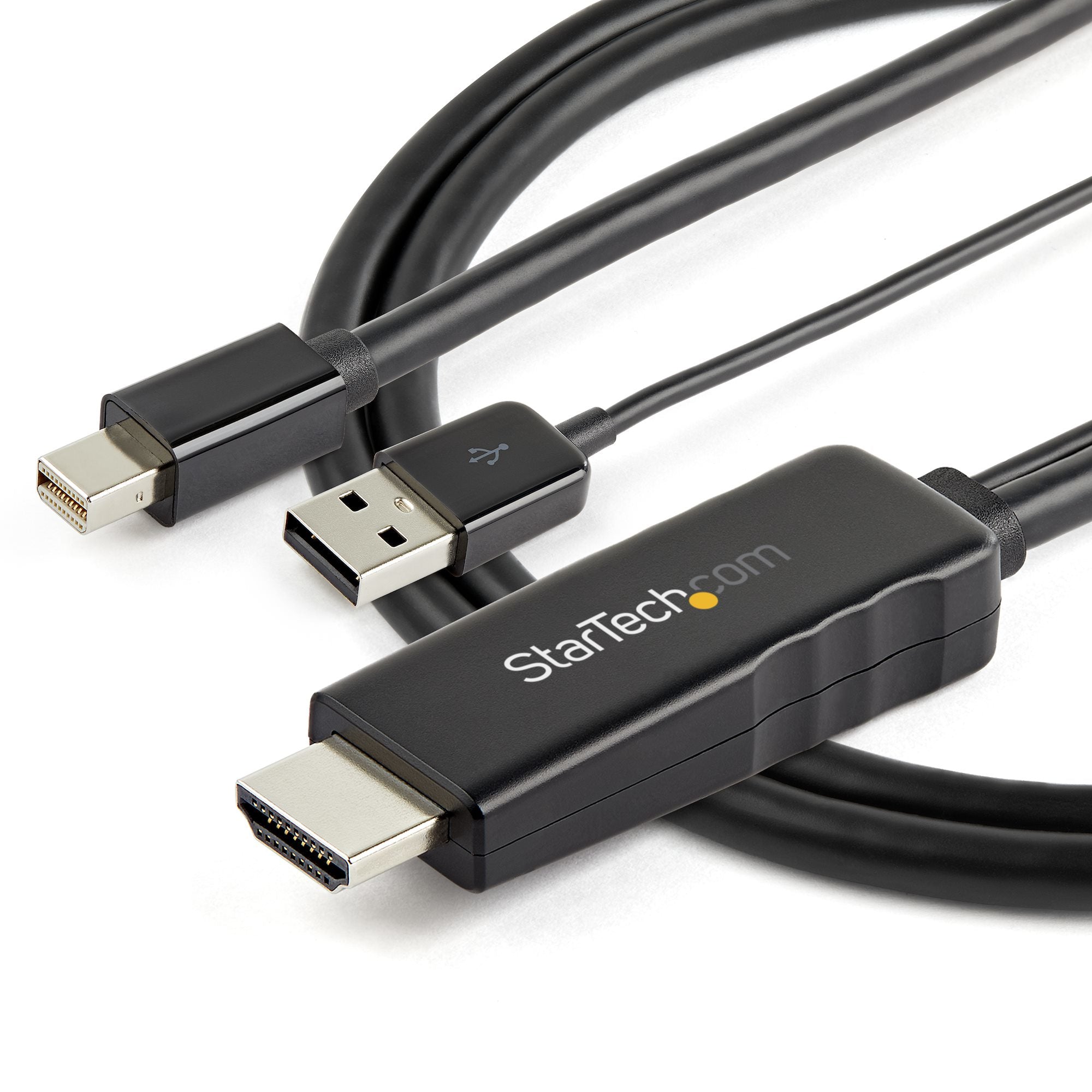 StarTech.com Cable HDMI 1.4 Macho - Mini DisplayPort Macho, 4K, 30Hz, 2 Metros, Negro