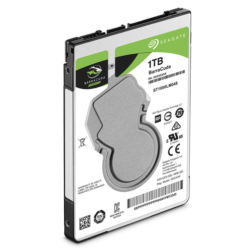Disco Duro para Laptop Seagate Barracuda 2.5', 1TB, SATA III, 5400RPM, 128MB Cache
