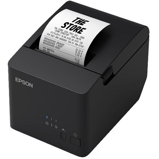 Epson TMT20IIIL-002 Impresora de Tickets, Térmica Directa, Alámbrico, RJ-45, Negro