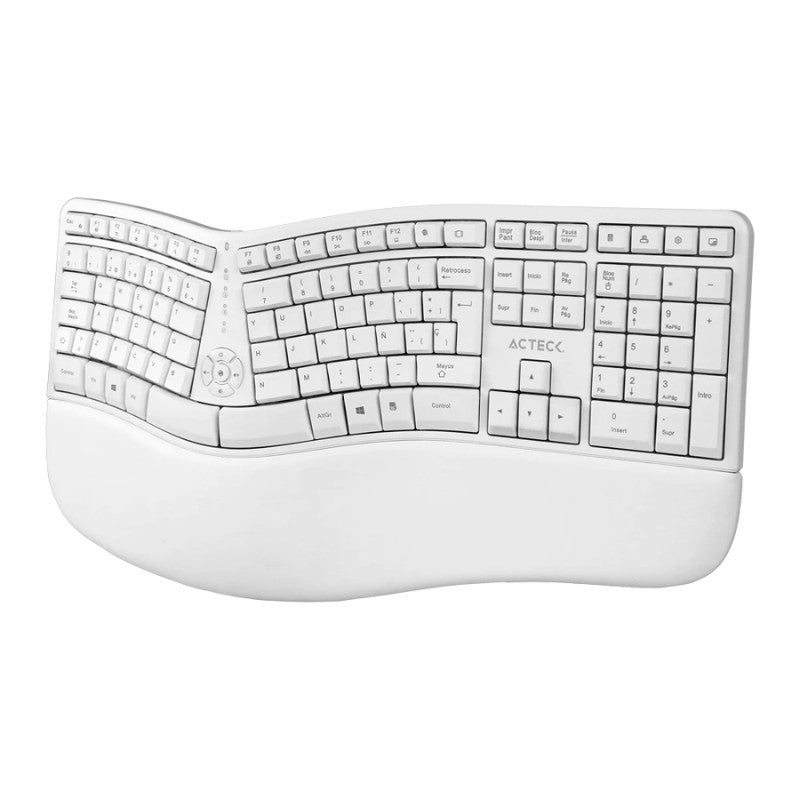 Kit de Teclado y Mouse Acteck Creator Virtuos Fitt MK770, Inalámbrico, RF Inalámbrico, Blanco (Español)
