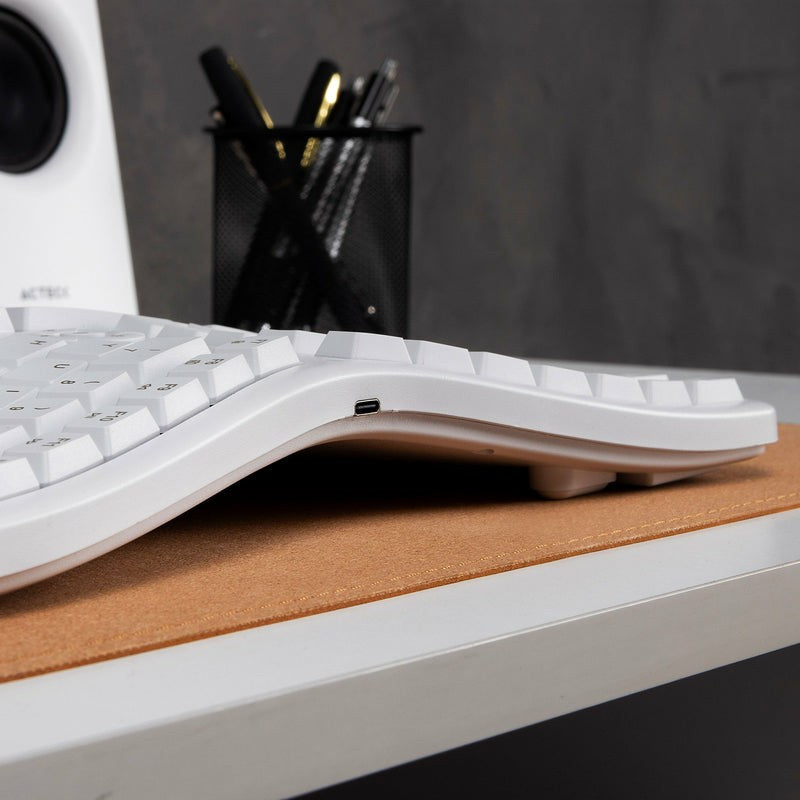 Kit de Teclado y Mouse Acteck Creator Virtuos Fitt MK770, Inalámbrico, RF Inalámbrico, Blanco (Español)