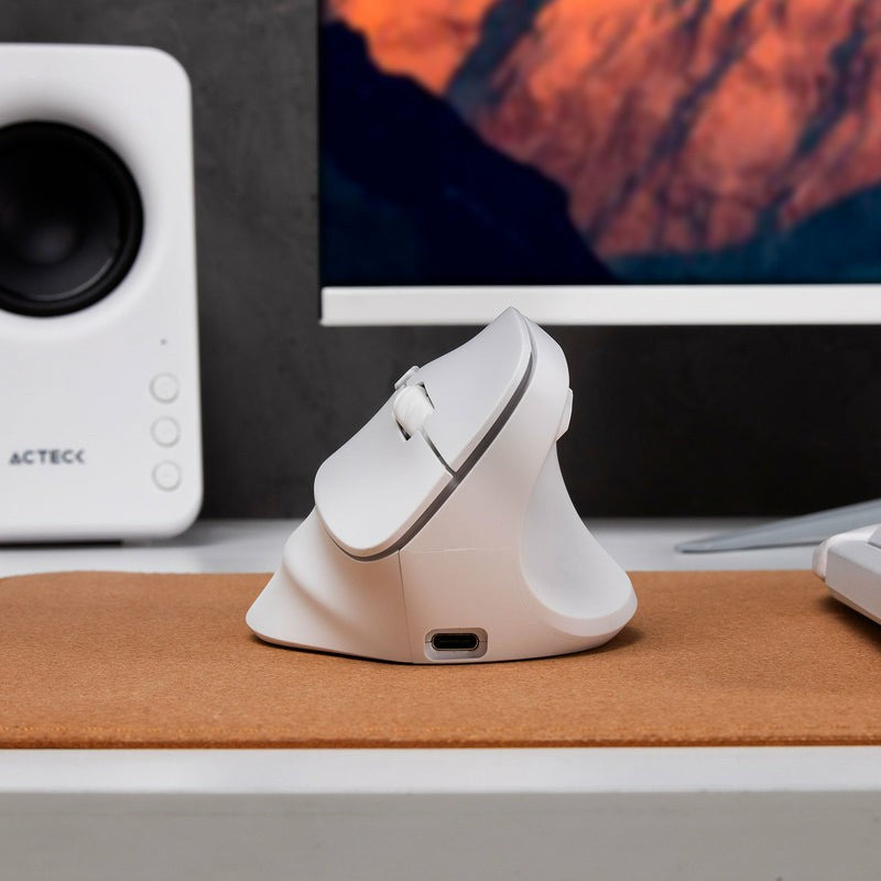 Kit de Teclado y Mouse Acteck Creator Virtuos Fitt MK770, Inalámbrico, RF Inalámbrico, Blanco (Español)