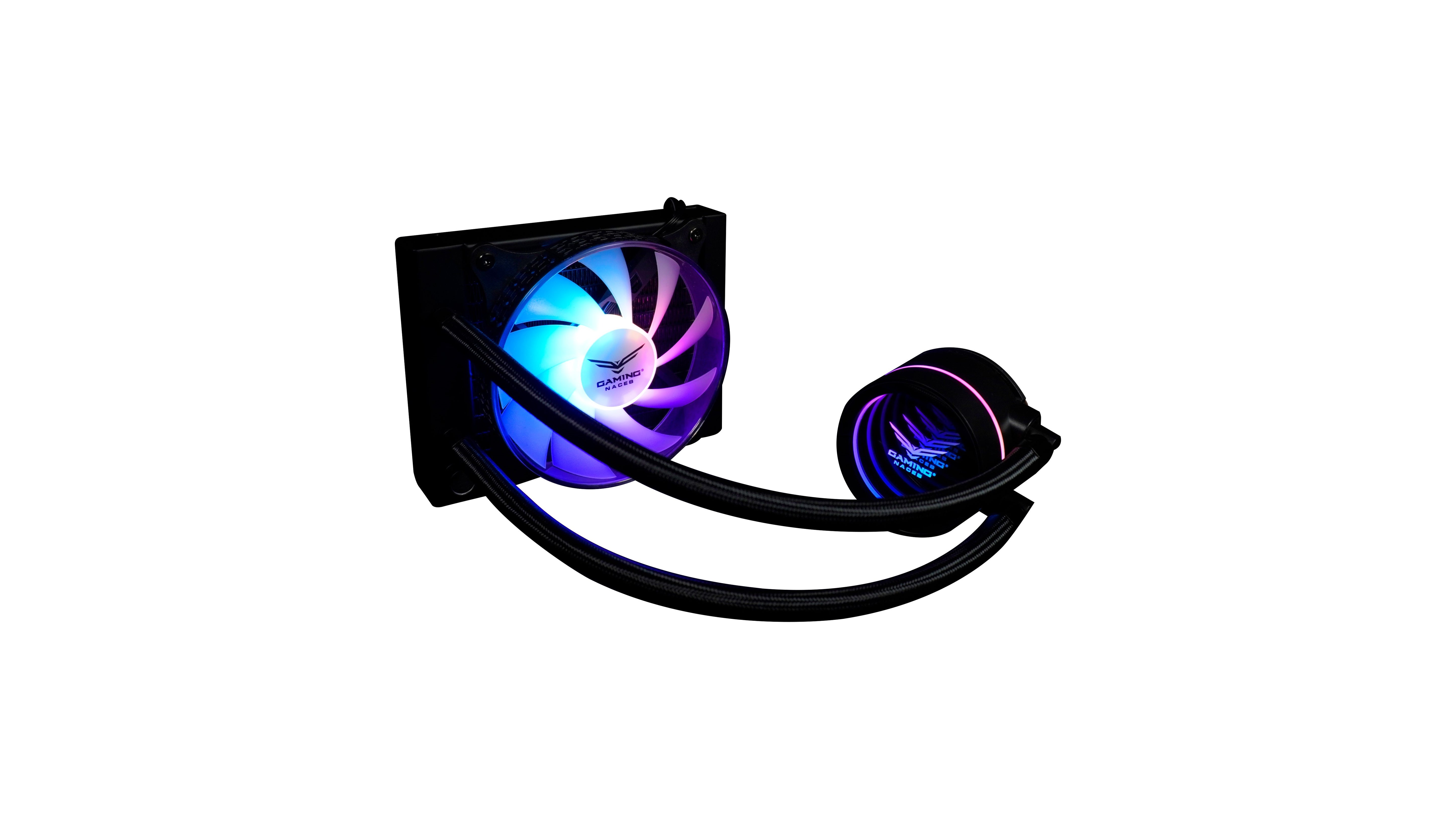 Naceb Everest 120 Enfriamiento Líquido para CPU, 1x 120mm, hasta 1800RPM, Negro