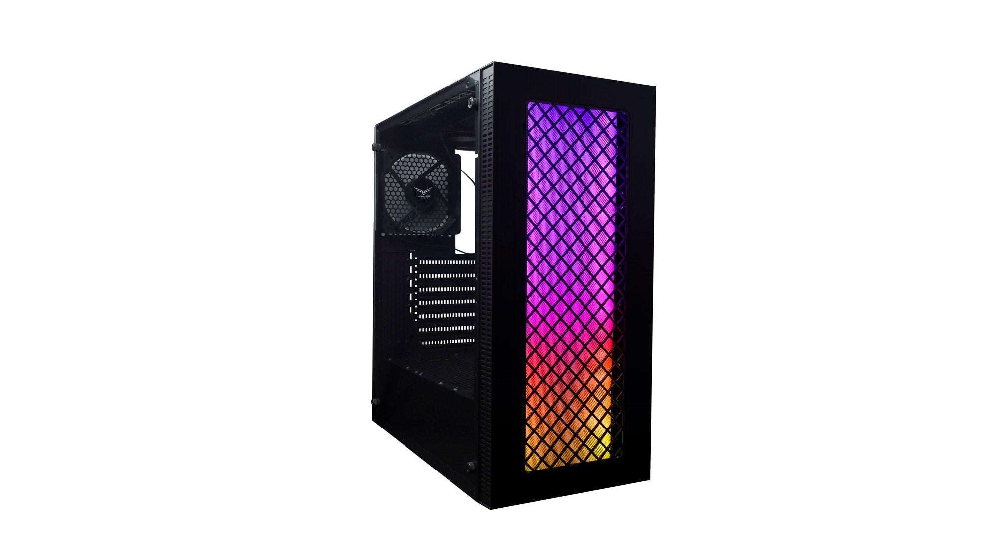 Gabinete Evotec Beijingi, Midi-Tower, ATX/Micro-ATX/Mini-ITX, USB 2.0/3.0, sin Fuente, 3 Ventiladores Instalados, Negro