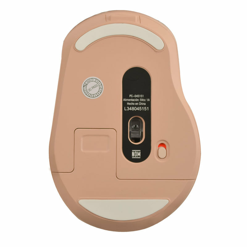 Mouse Perfect Choice Óptico PC-045151, Inalámbrico, USB, 1600DPI, Caqui