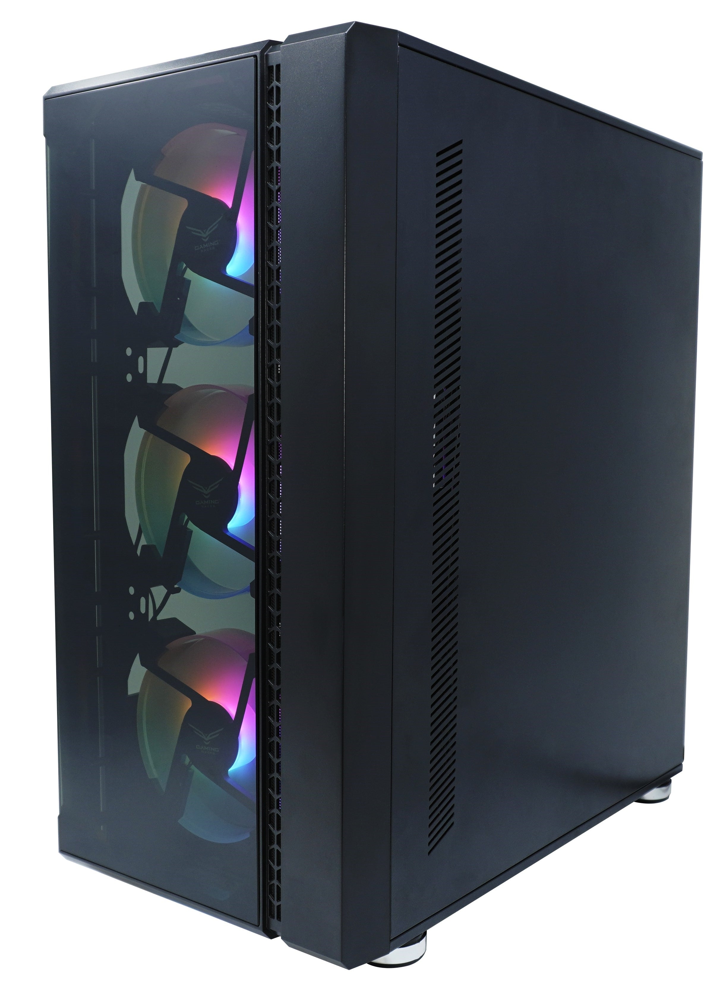 Gabinete Evotec EV-1021, Mini-Tower, ATX/Micro-ATX/Mini-ITX, USB 2.0/3.0, sin Fuente, 3 Ventiladores Instalados, Negro