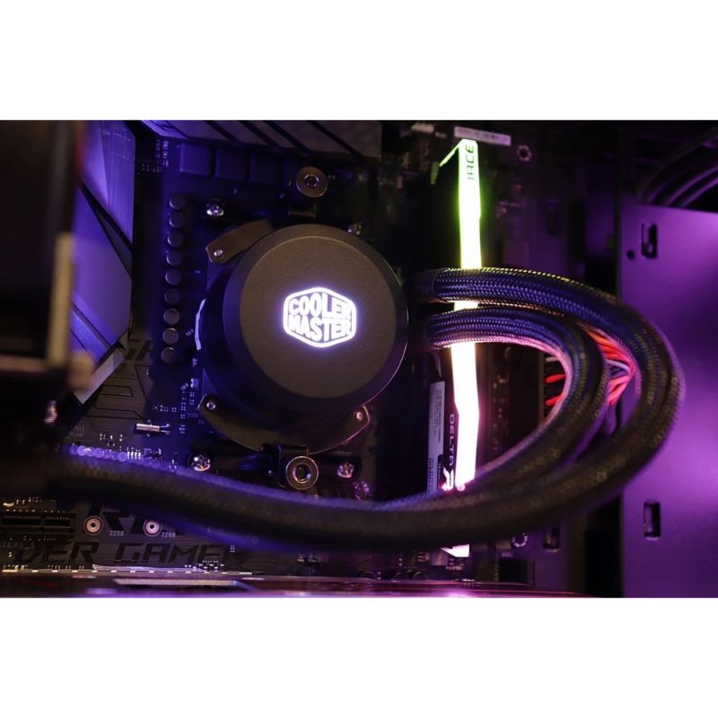 Gabinete Naceb Hydra, Midi-Tower, ATX/Micro-ATX/Mini-ITX, USB 2.0/3.0, sin Fuente, 3 Ventiladores Instalados, Negro
