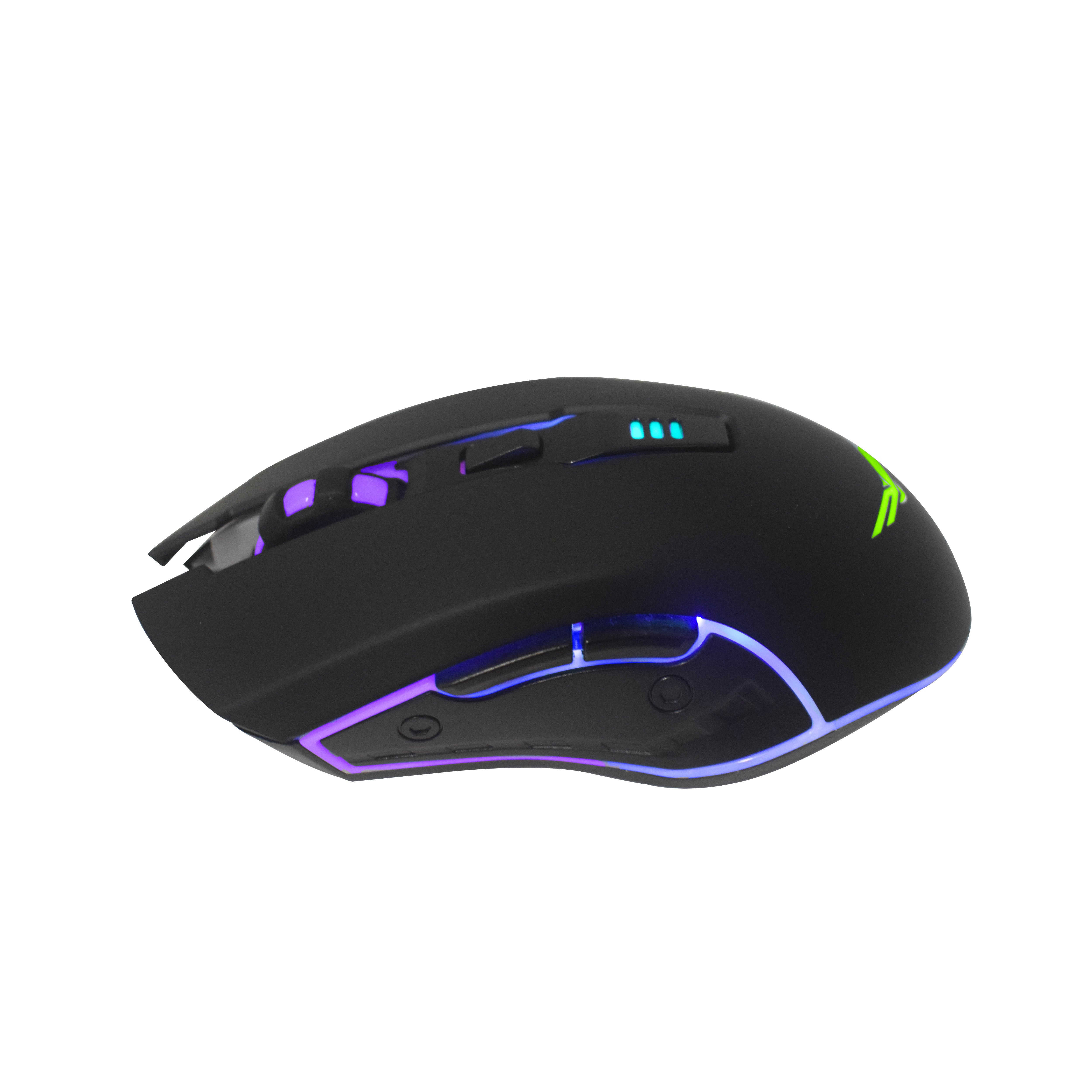 Mouse Gamer Naceb Óptico Horus, Alámbrico, USB, 3200DPI, Negro