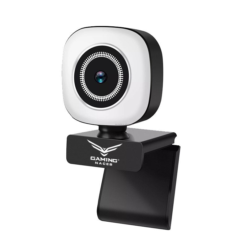 Naceb Webcam NA-0958, Full HD, 1920 x 1080 Pixeles, USB, Blanco