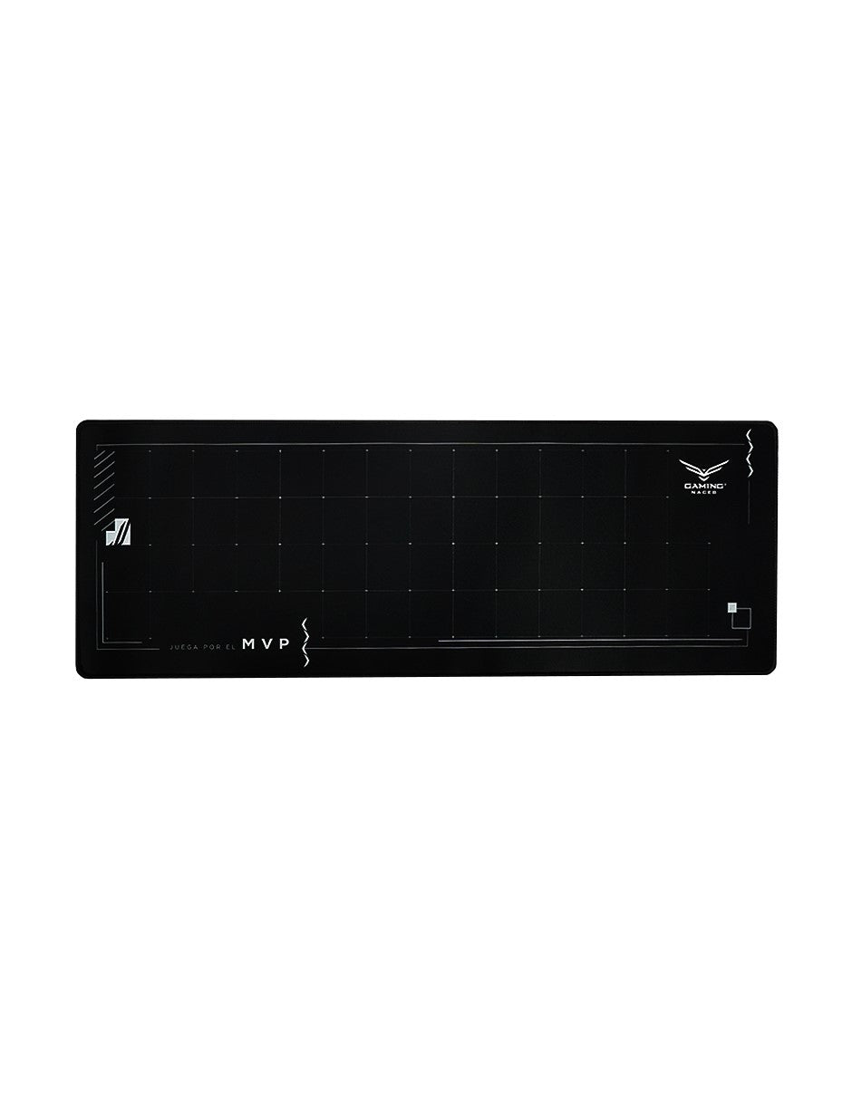 Mousepad Naceb NA-0961, 90 x 30cm, Grosor 4mm, Negro