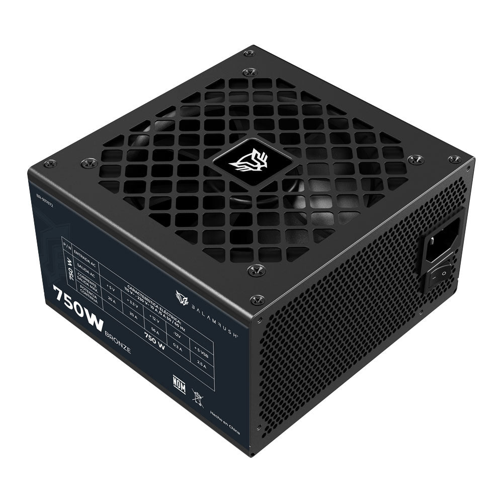Fuente de Poder Balam Rush GR Burst GR750B 80 PLUS Bronze ATX, 24-pin ATX, 120mm, 750W