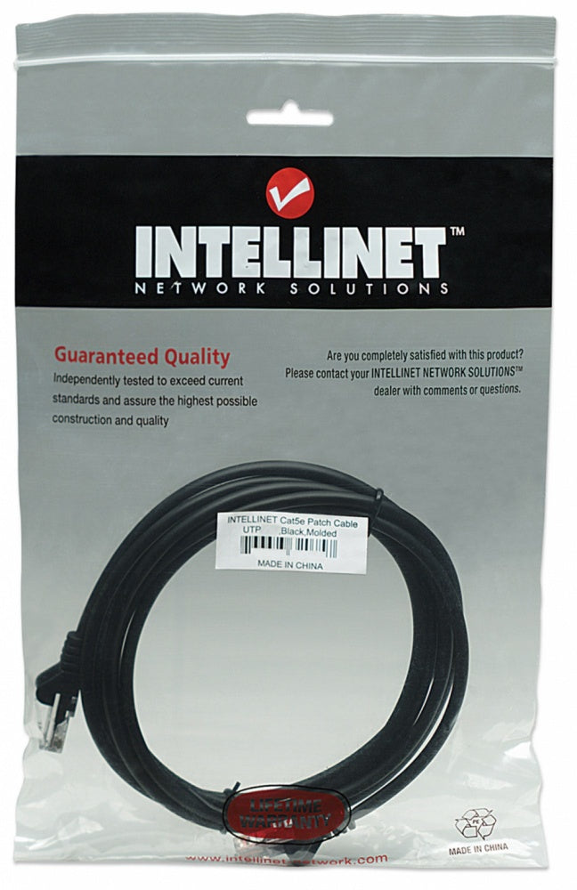 Intellinet Cable Patch Cat5e UTP RJ-45 Macho - RJ-45 Macho, 4.2 Metros, Negro
