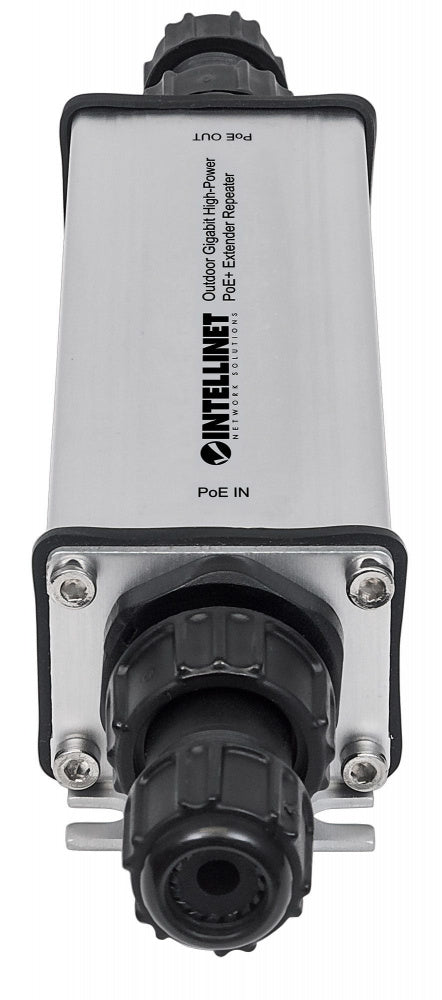 Extensor/Repetidor de un Puerto Gigabit PoE+ de alta potencia para exteriores - Intellinet