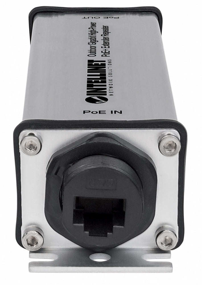Extensor/Repetidor de un Puerto Gigabit PoE+ de alta potencia para exteriores - Intellinet