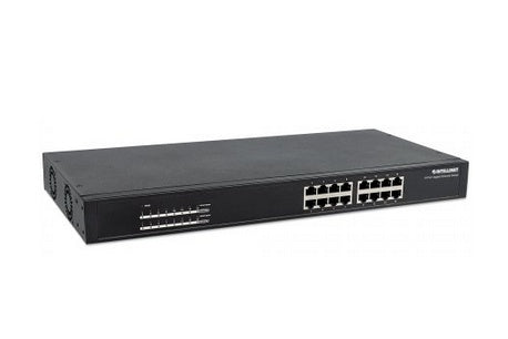 Switch PoE+ de 16 puertos Gigabit Ethernet - Intellinet