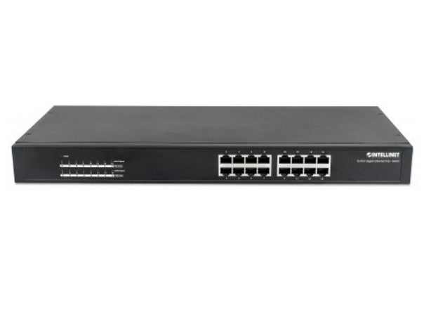 Switch PoE+ de 16 puertos Gigabit Ethernet - Intellinet