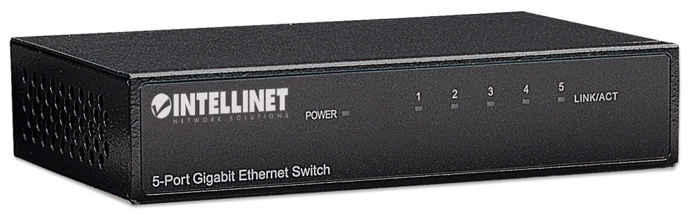 Switch de Escritorio Gigabit Ethernet de 5 puertos - Intellinet
