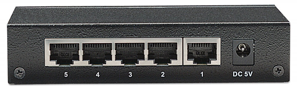 Switch de Escritorio Gigabit Ethernet de 5 puertos - Intellinet